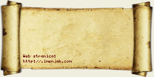 Isidora Vujasinović vizit kartica